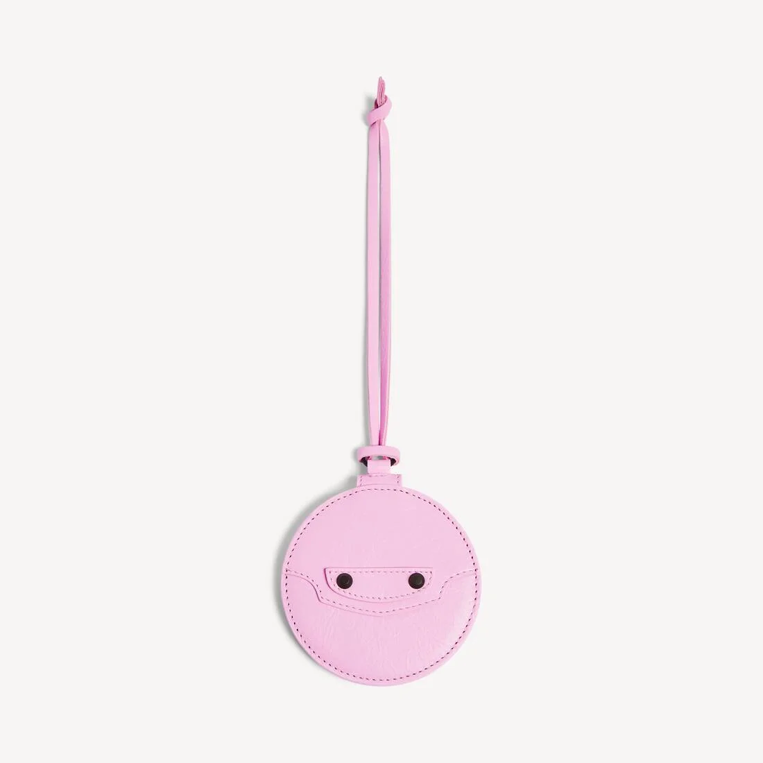 Women's Le City Round Mirror Charm in Bubbly Pink - 1
