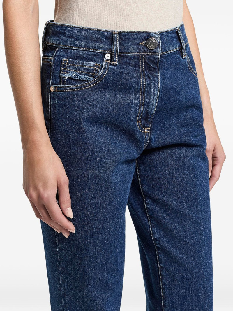 frayed-detail jeans 6