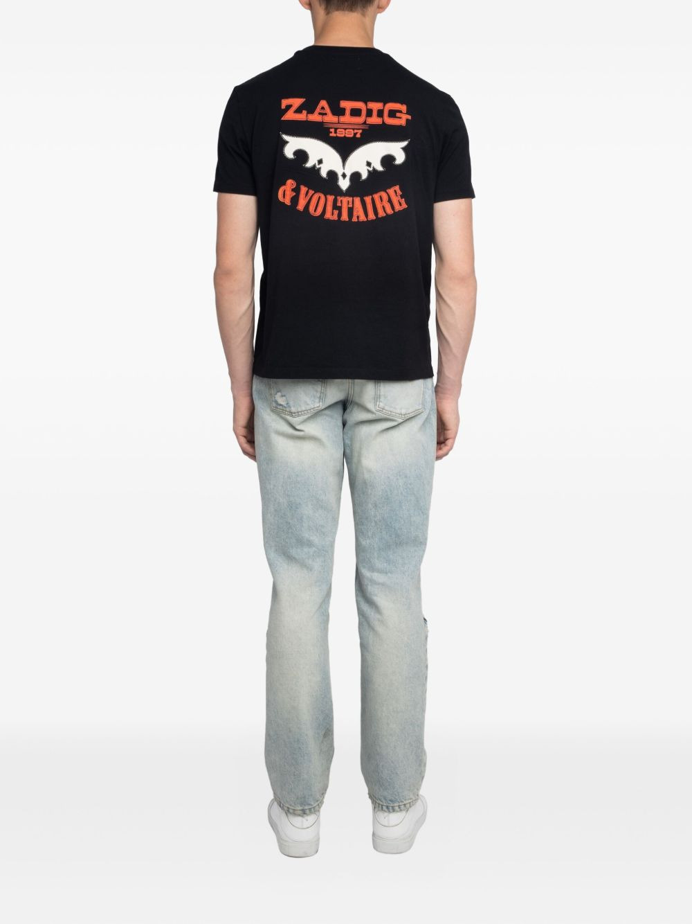 logo-print short-sleeved T-shirt - 3