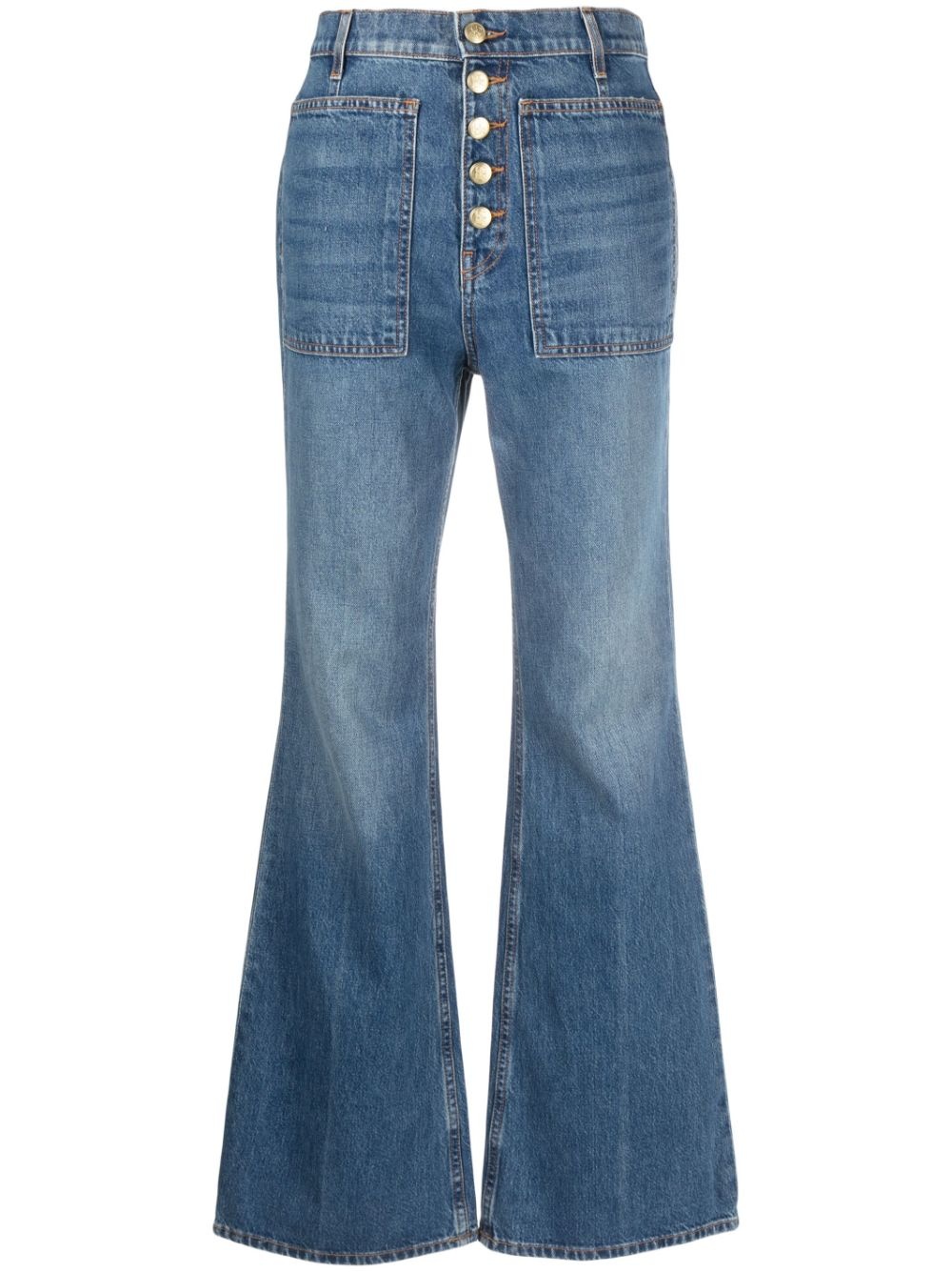 The Lou high-rise flared jeans - 1