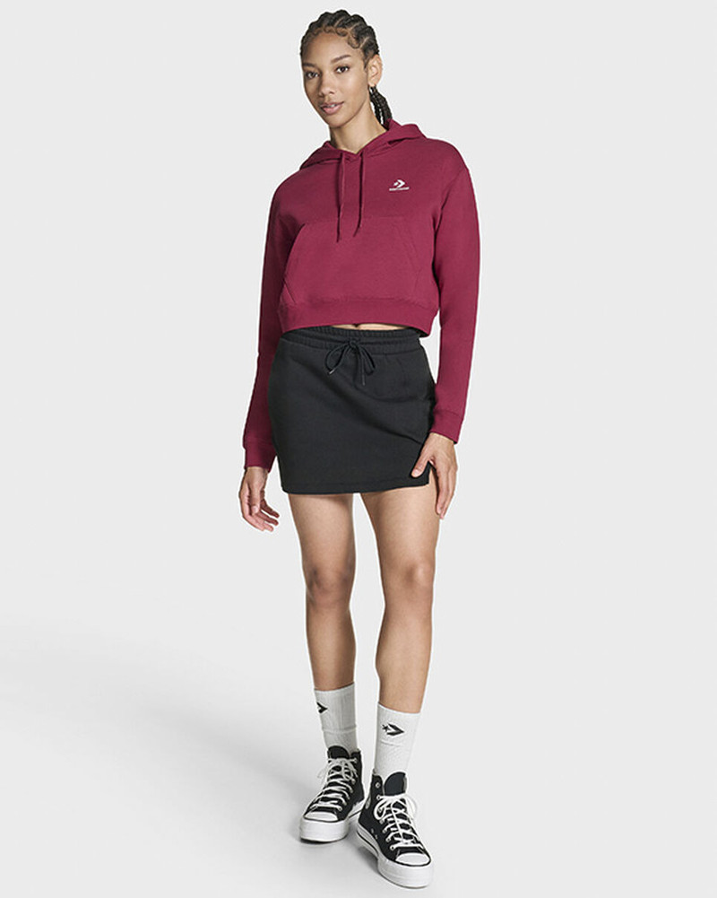Star Chevron Cropped Hoodie 1