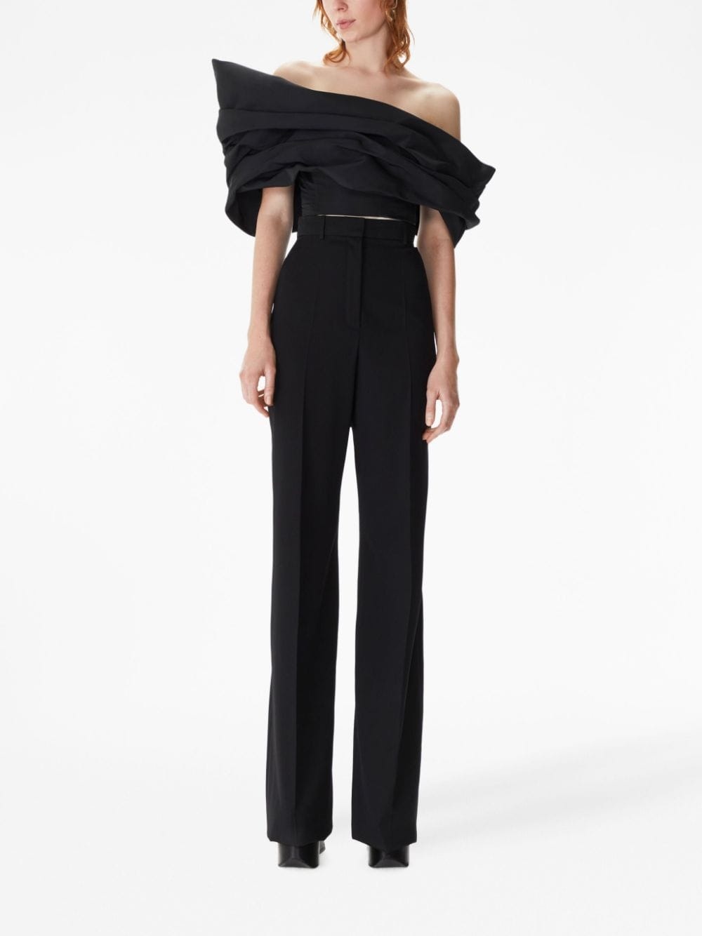 NINA RICCI Wool Gabardine Large Pants | 24s | REVERSIBLE