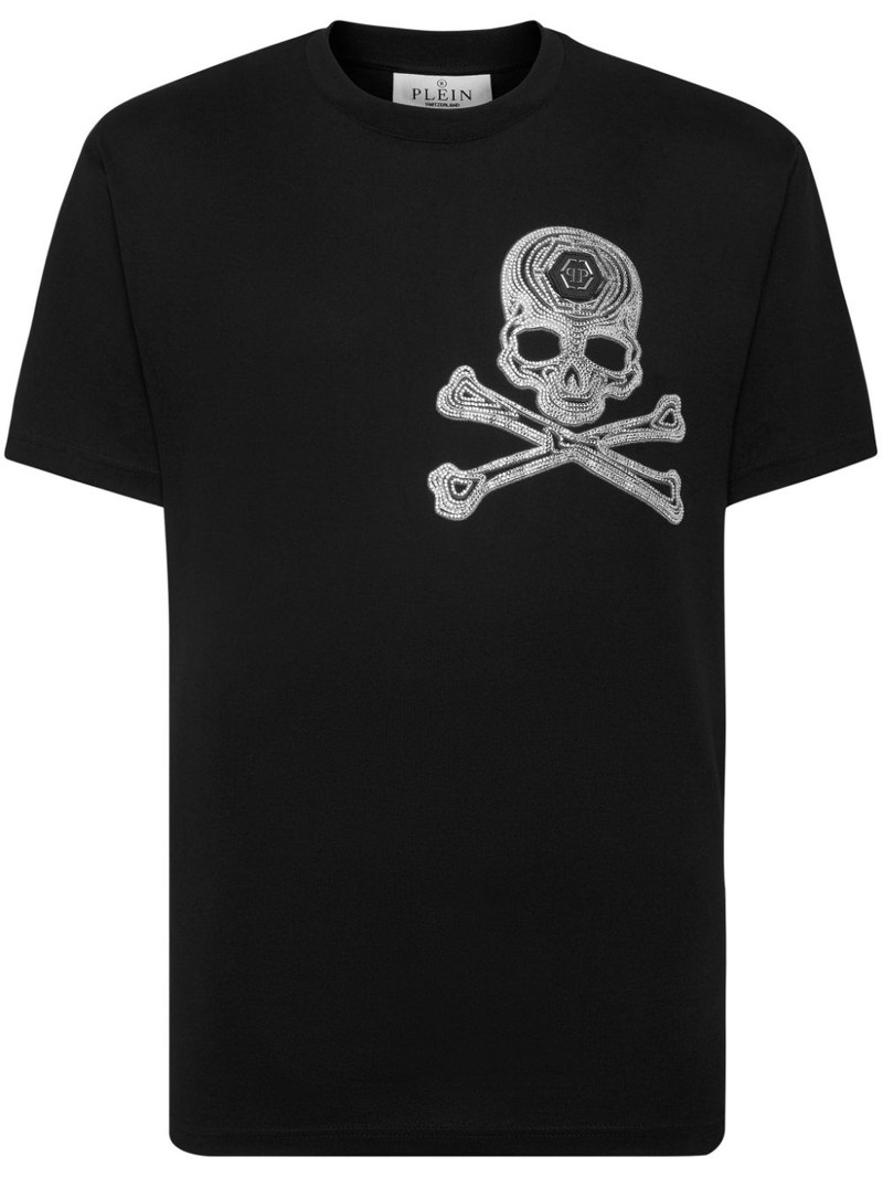Skull&Bones rhinestoned T-shirt 1