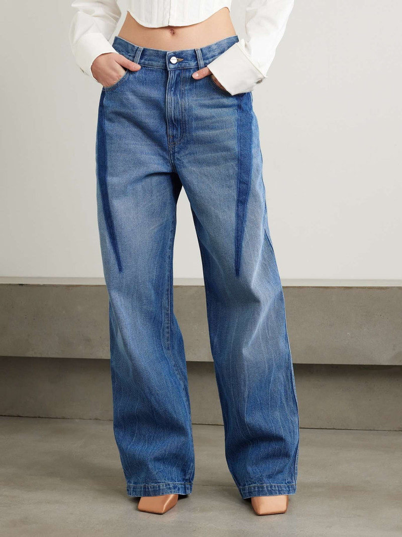 Paneled boyfriend jeans 3