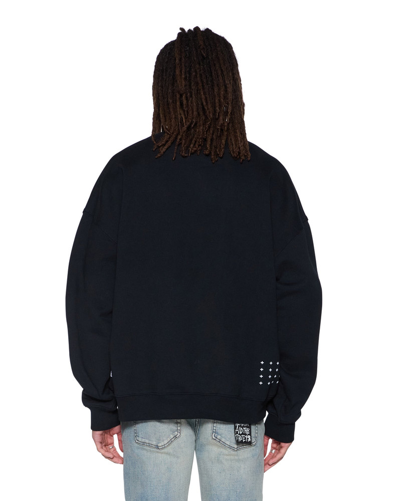 PLATED EKCESS CREWNECK JET BLACK 4
