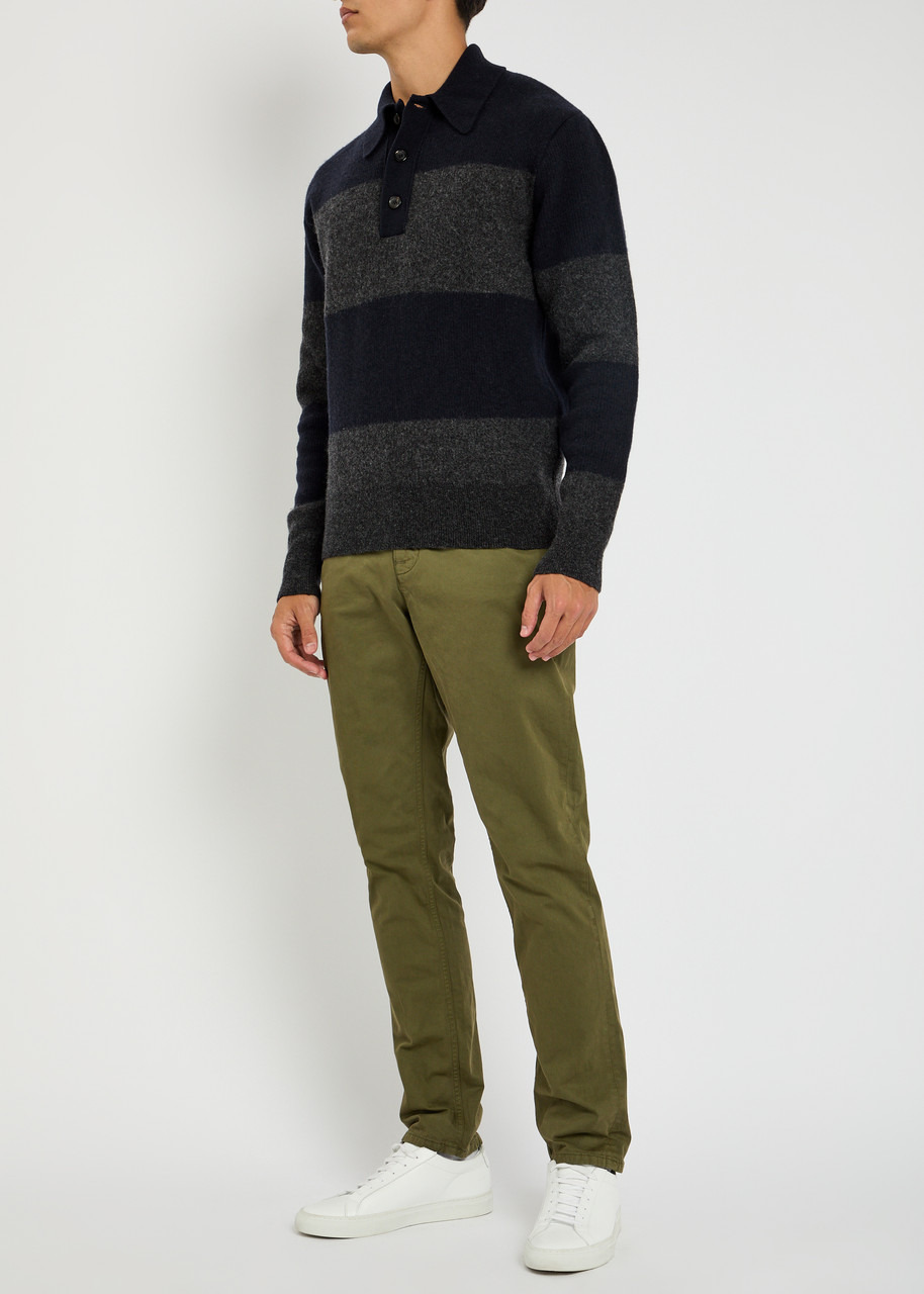 Oliver Spencer Paxton Striped-intarsia Wool Jumper - 4