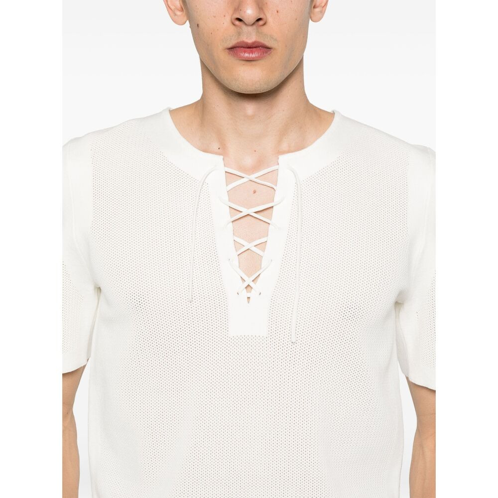 Dries Van Noten White T-Shirts & Vests - T-Shirts Men - 3