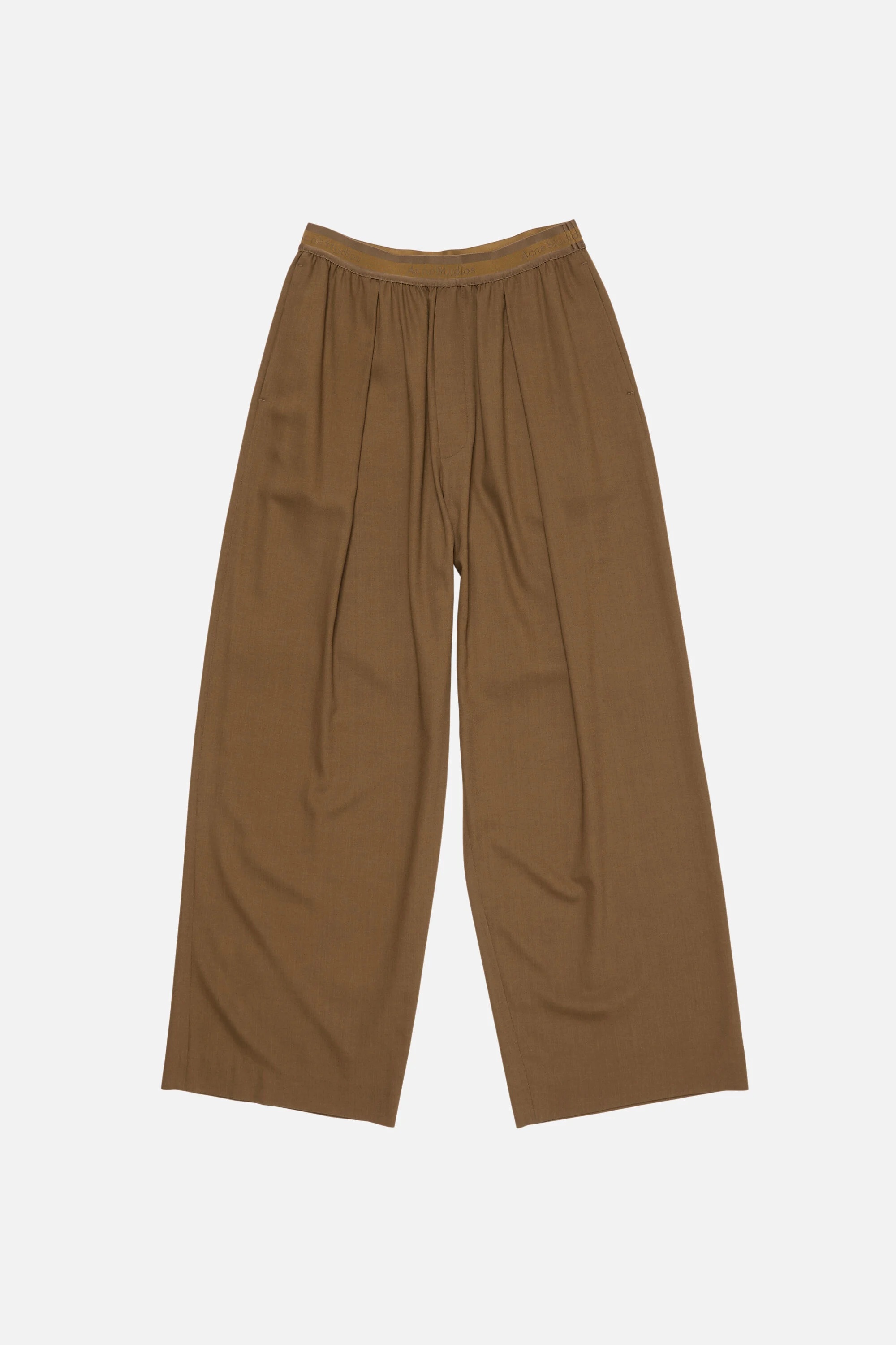 Wool trousers - Brown - 6