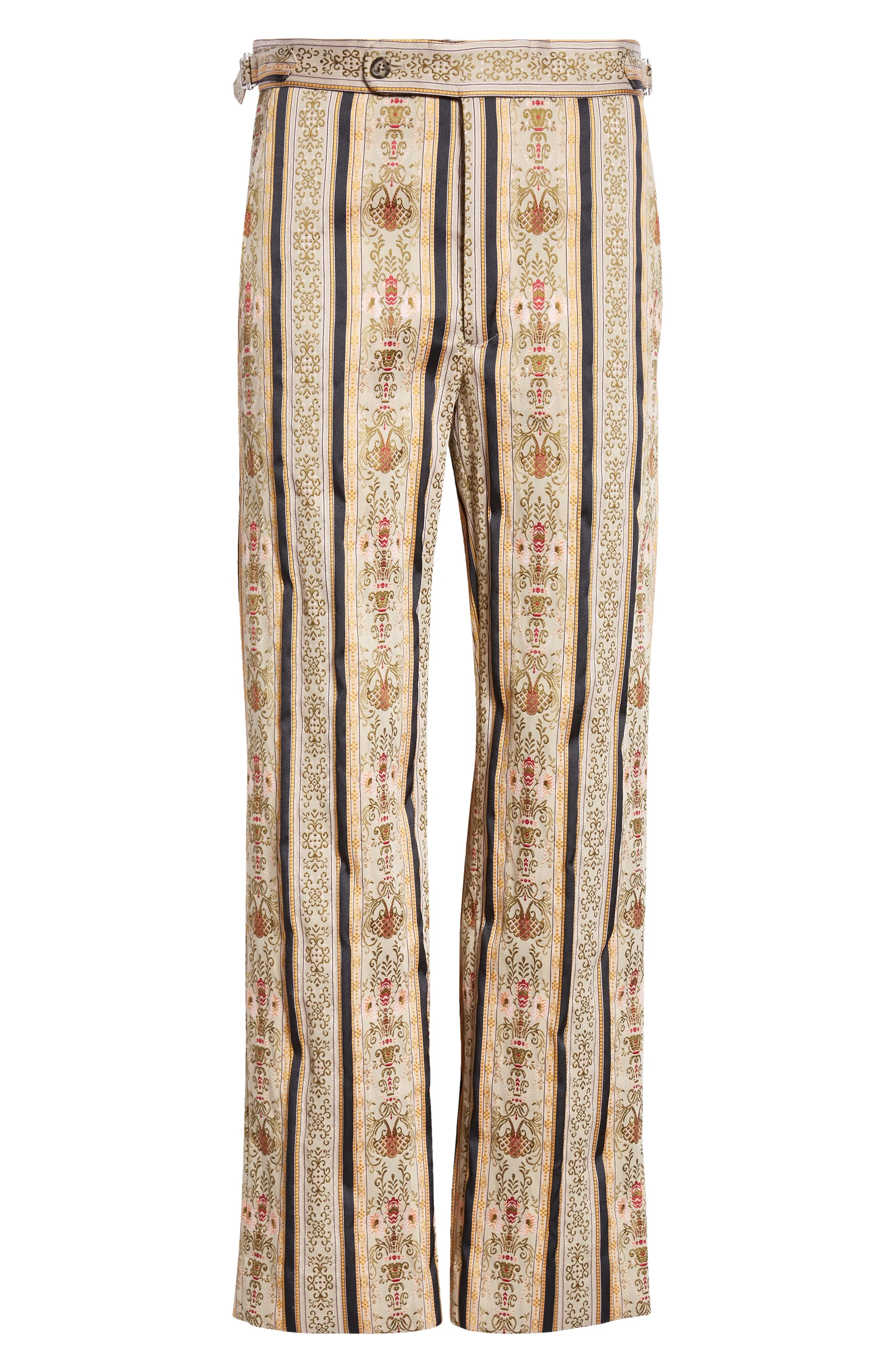 Floret Brocade Trousers - 6