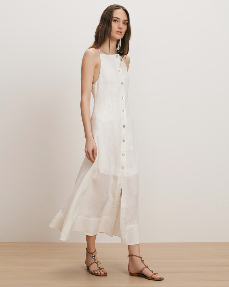 GEORGES LINEN MIDI DRESS 3