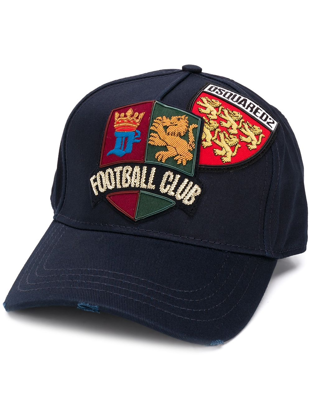 multi-logo patches cap - 1