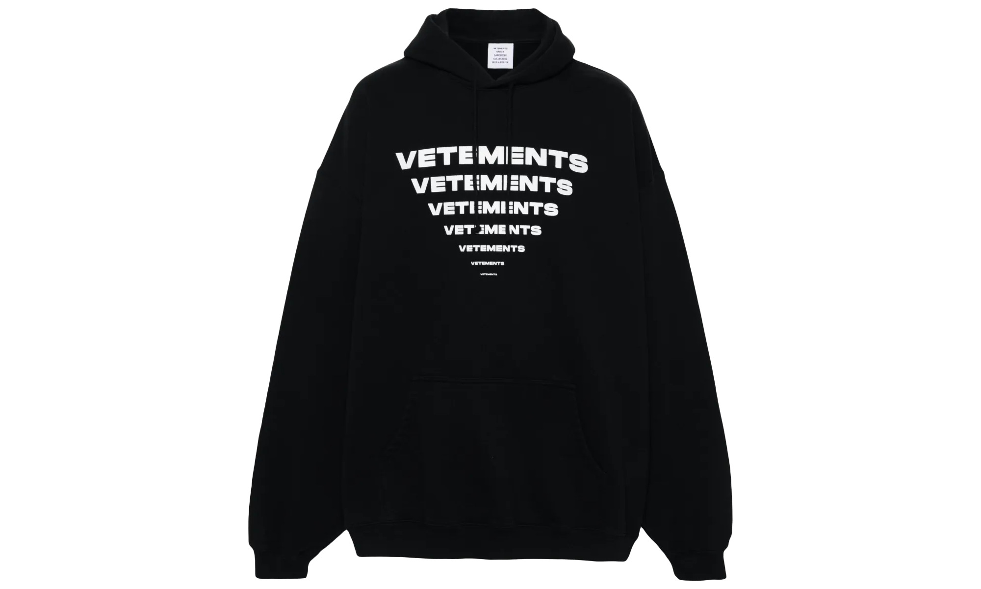 PYRAMID LOGO HOODIE "Black" - 1