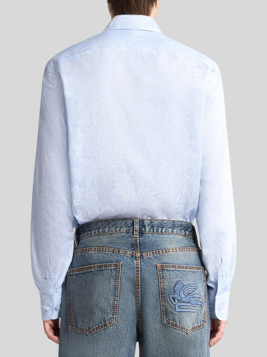 STRIPED JACQUARD SHIRT - 4