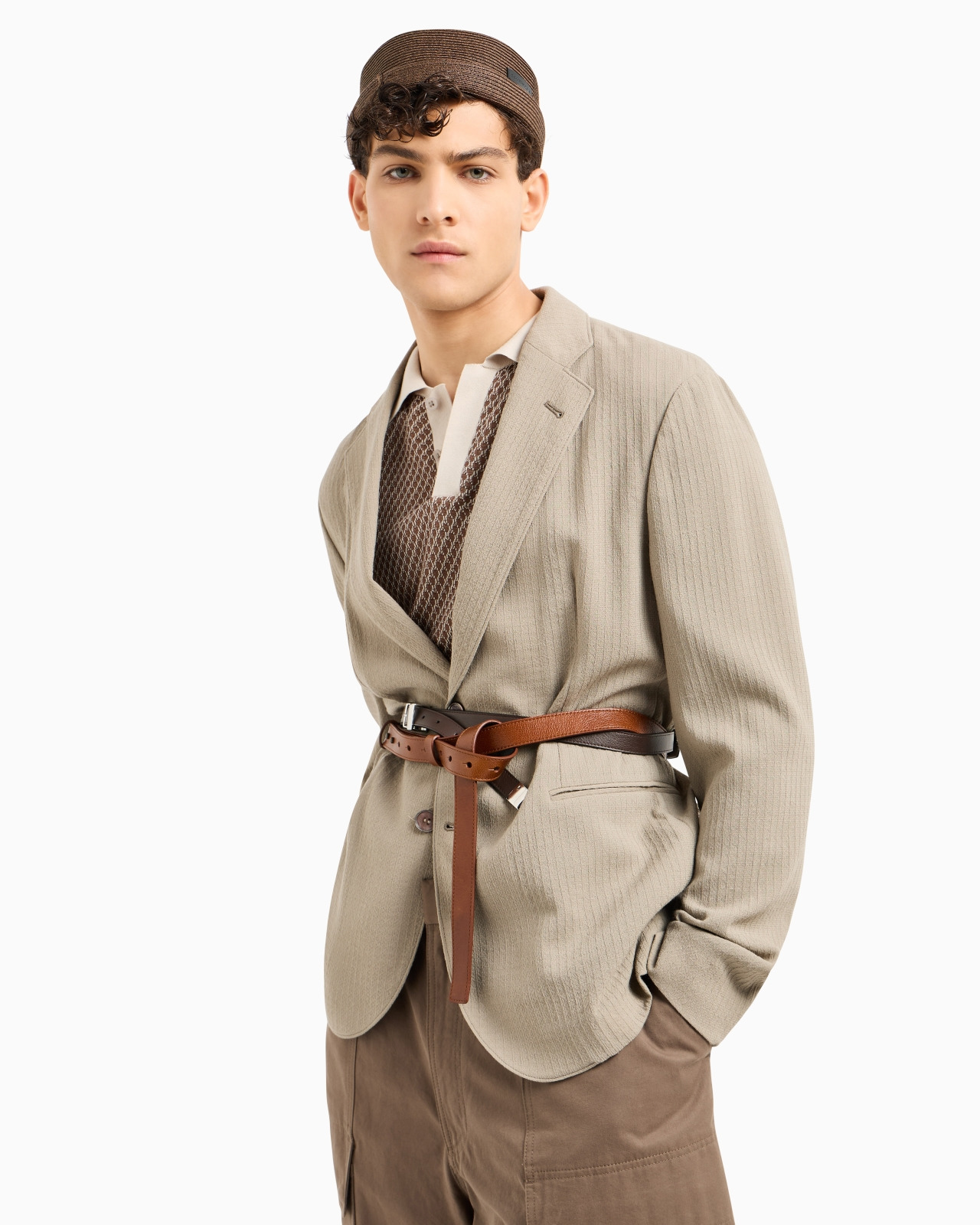 ARMURE WOOL CRÊPE SINGLE-BREASTED JACKET - 6