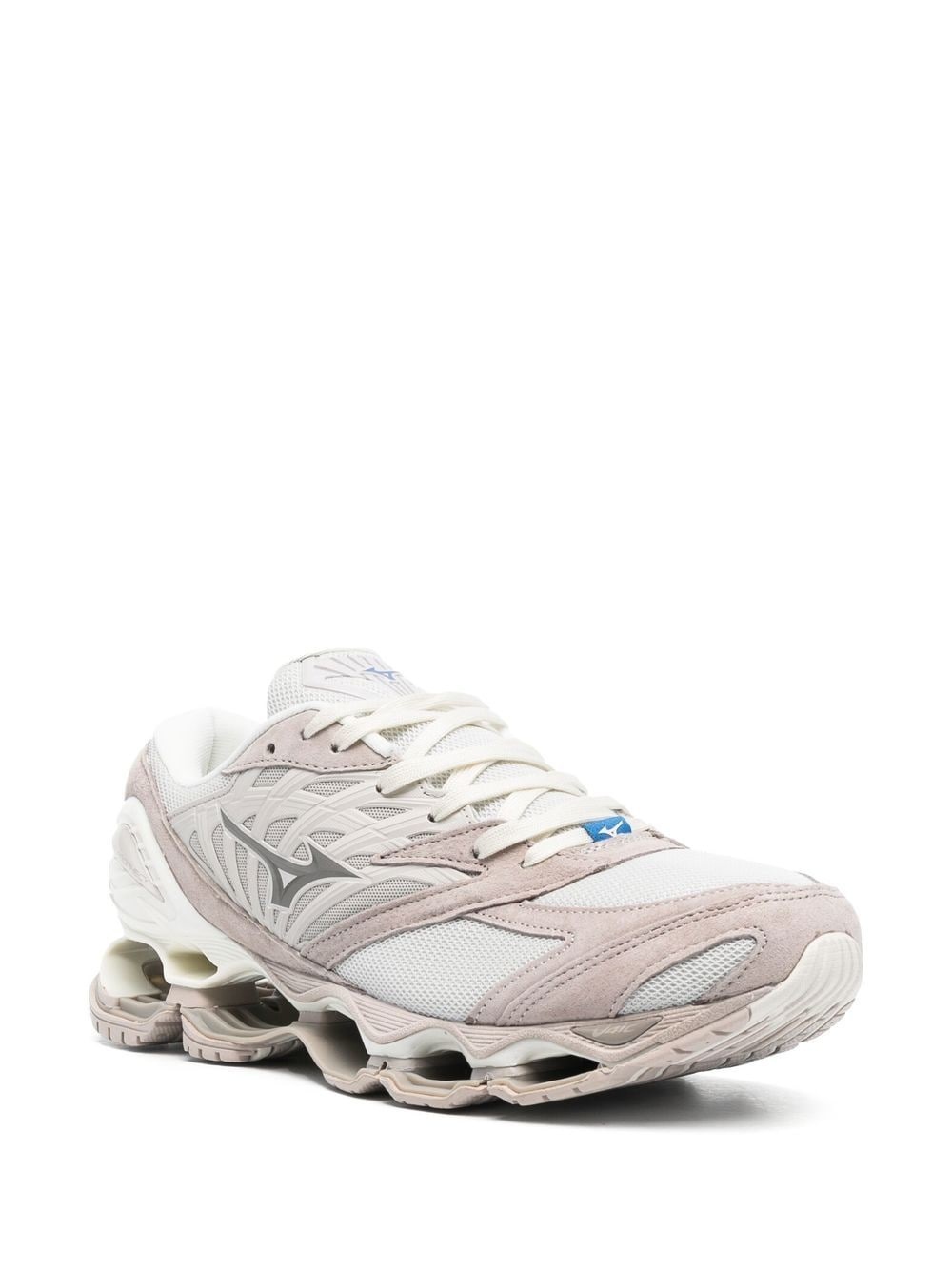 multi-panel lace-up sneakers - 2