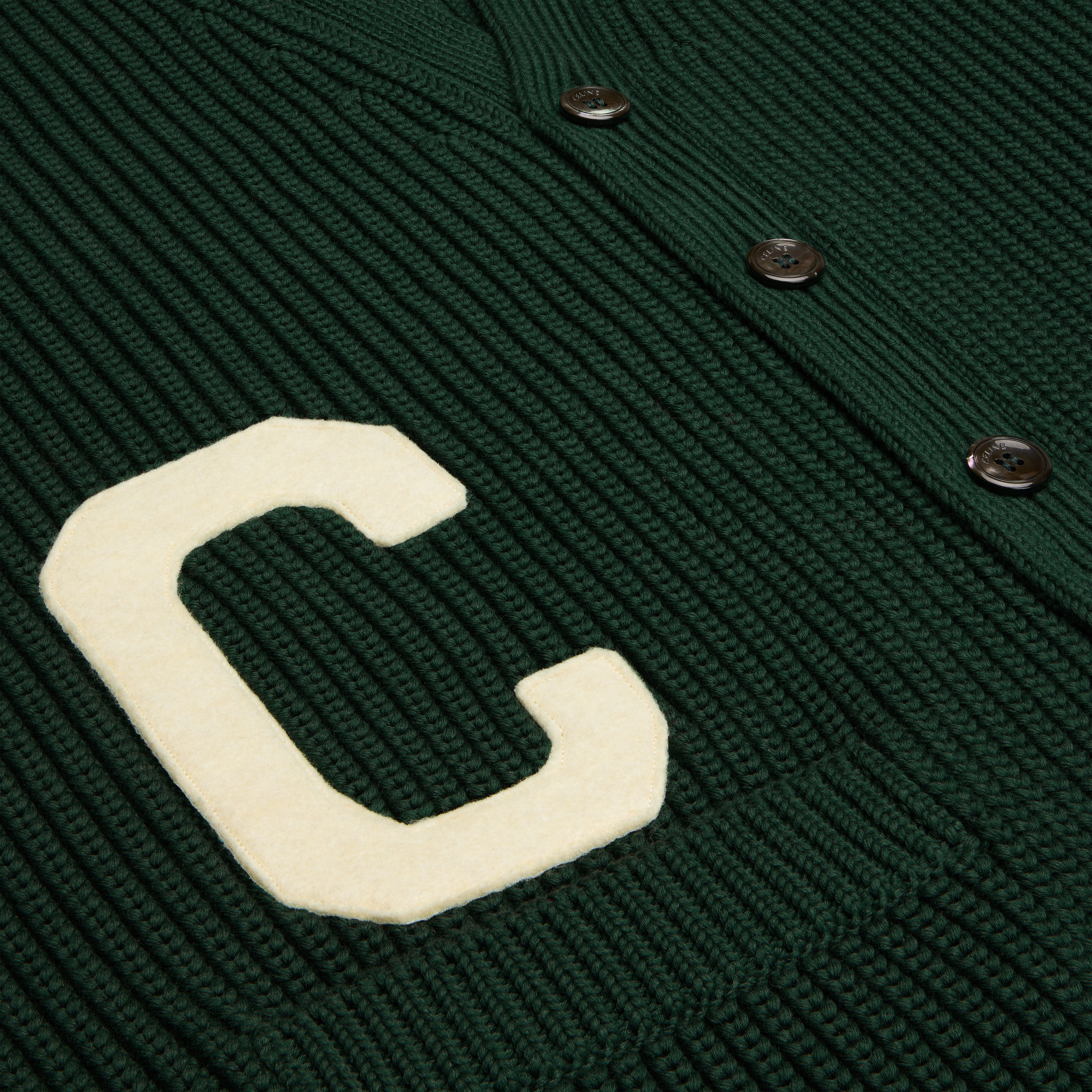 celine college cardigan in cotton - 4