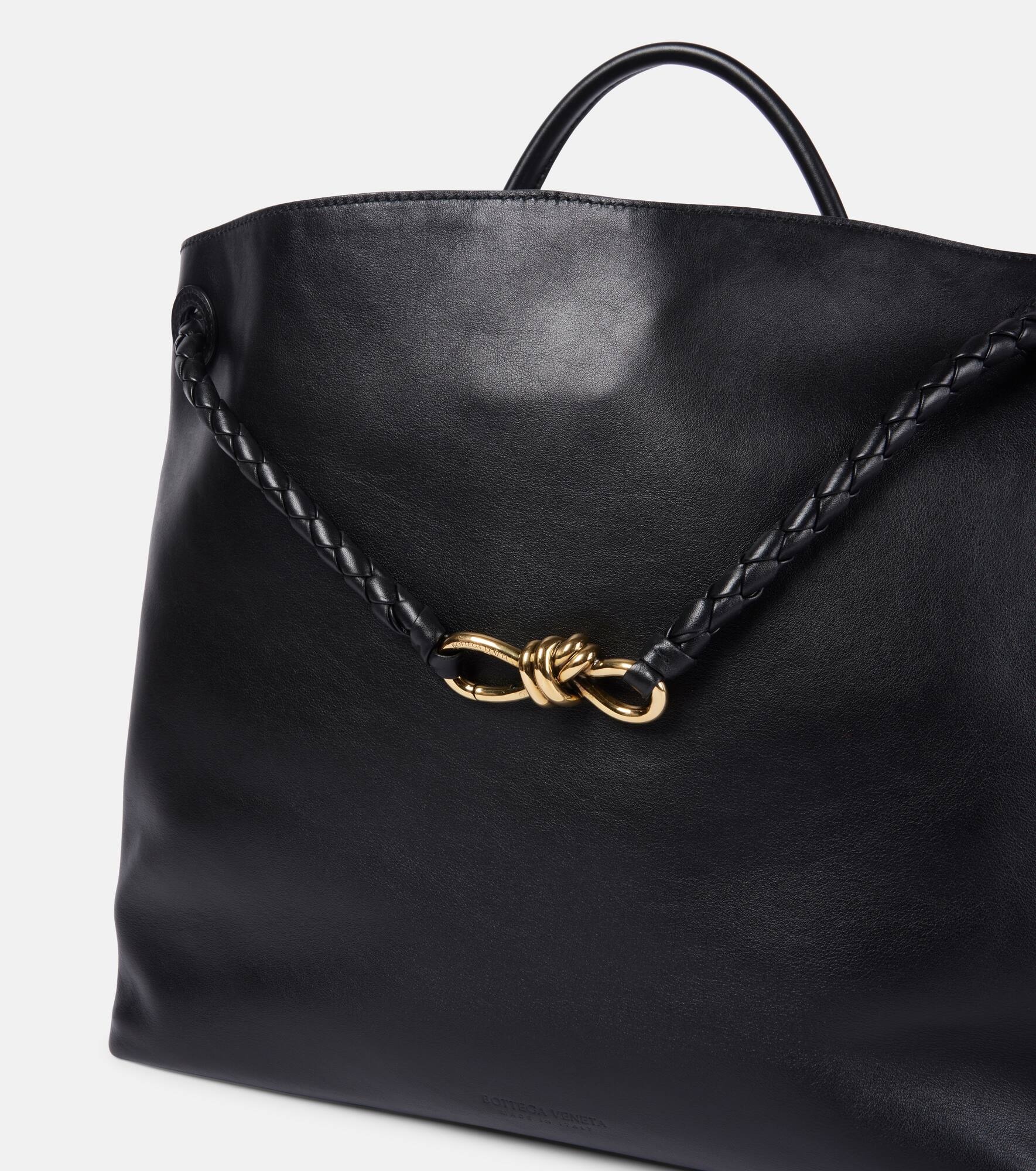 Andiamo Knot Large leather tote bag - 7