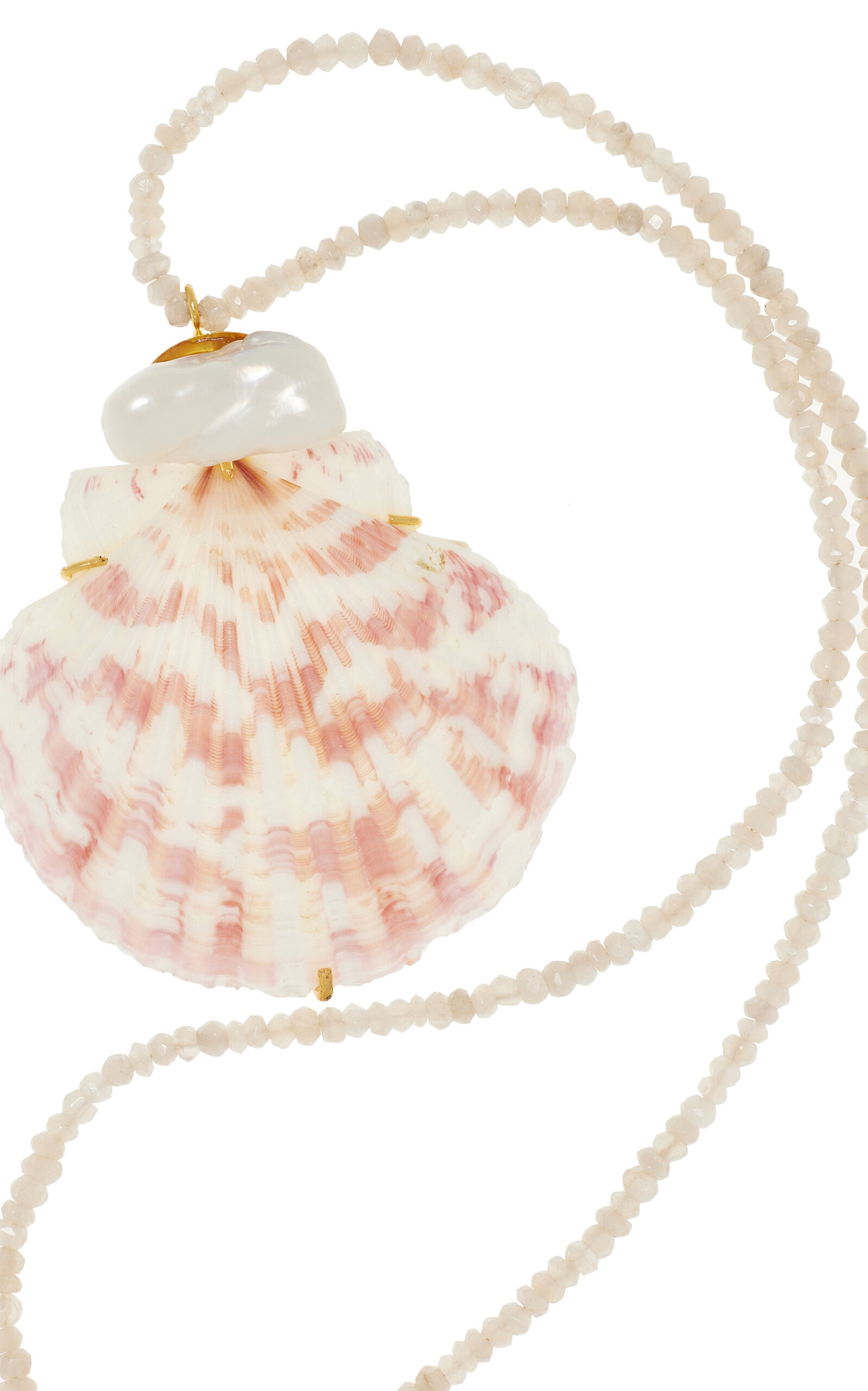 Paradis Shell Necklace white - 3