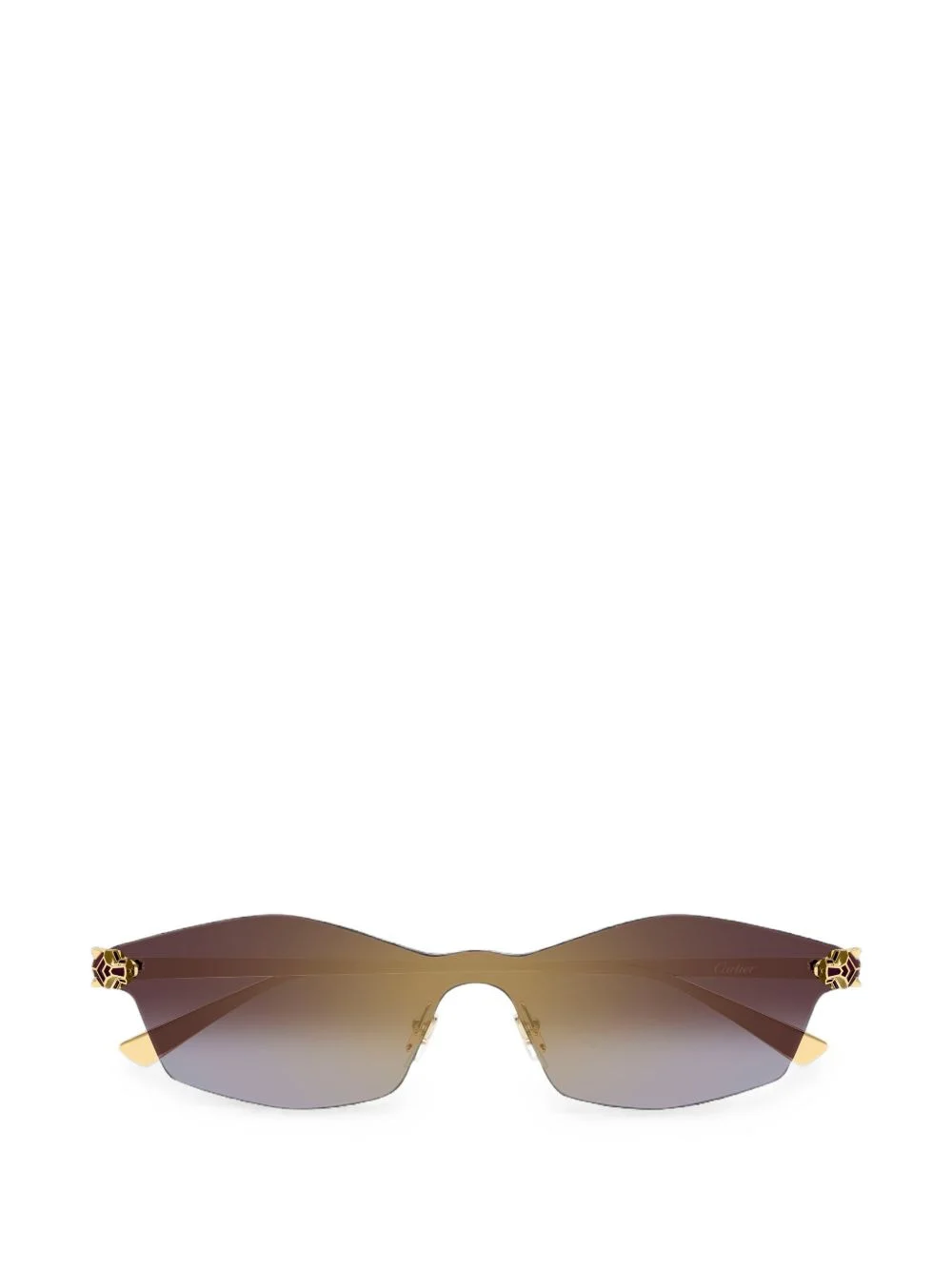 Panthère de Cartier geometric-frame sunglasses - 1