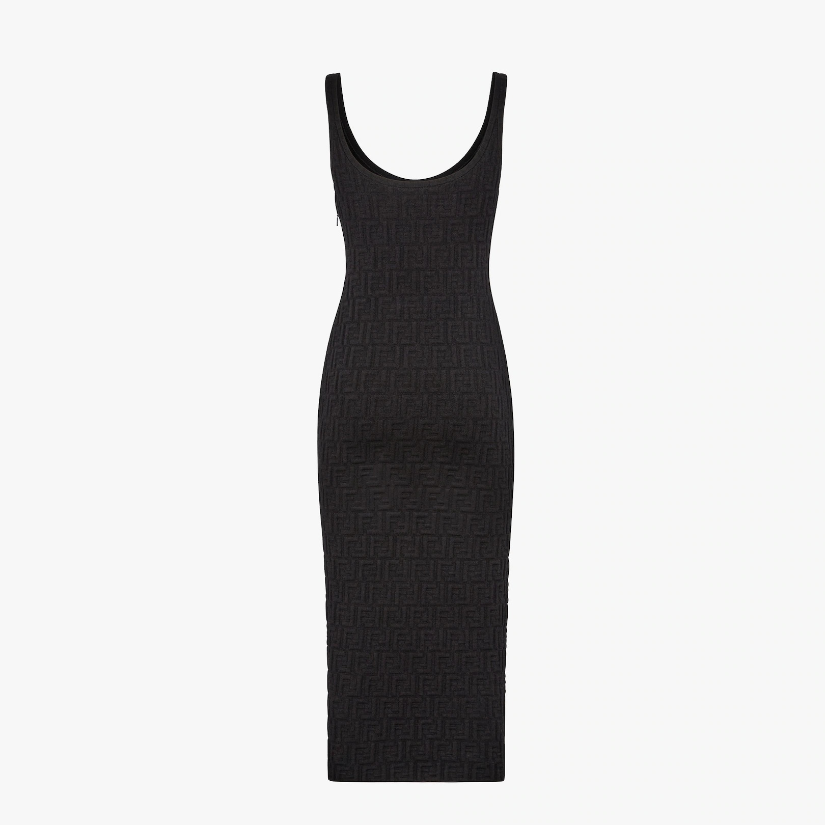Black viscose dress - 2