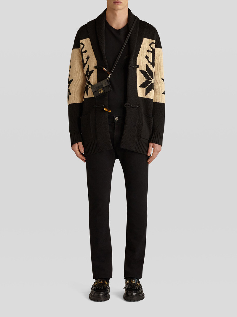 Etro INTARSIA CARDIGAN WITH TOGGLES outlook