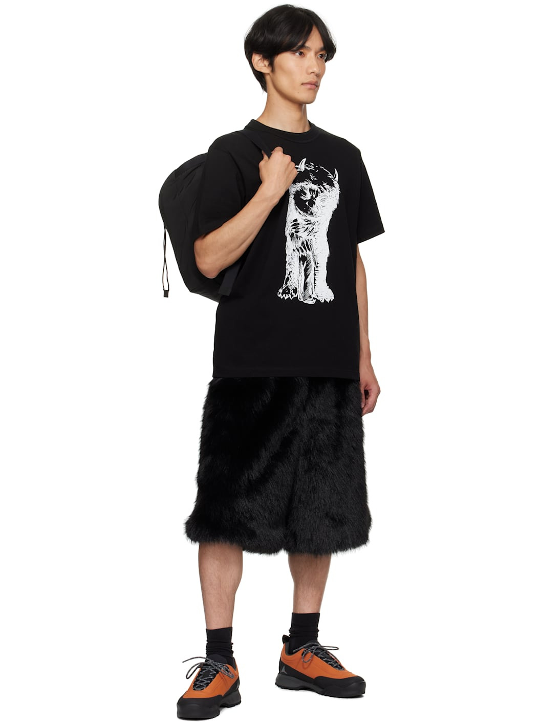 Black 'Where The Wild Things Are' Cotton T-shirt - 4