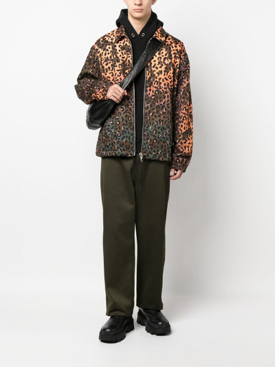 Marcelo Burlon County Of Milan graphic-print zip-fastening jacket outlook