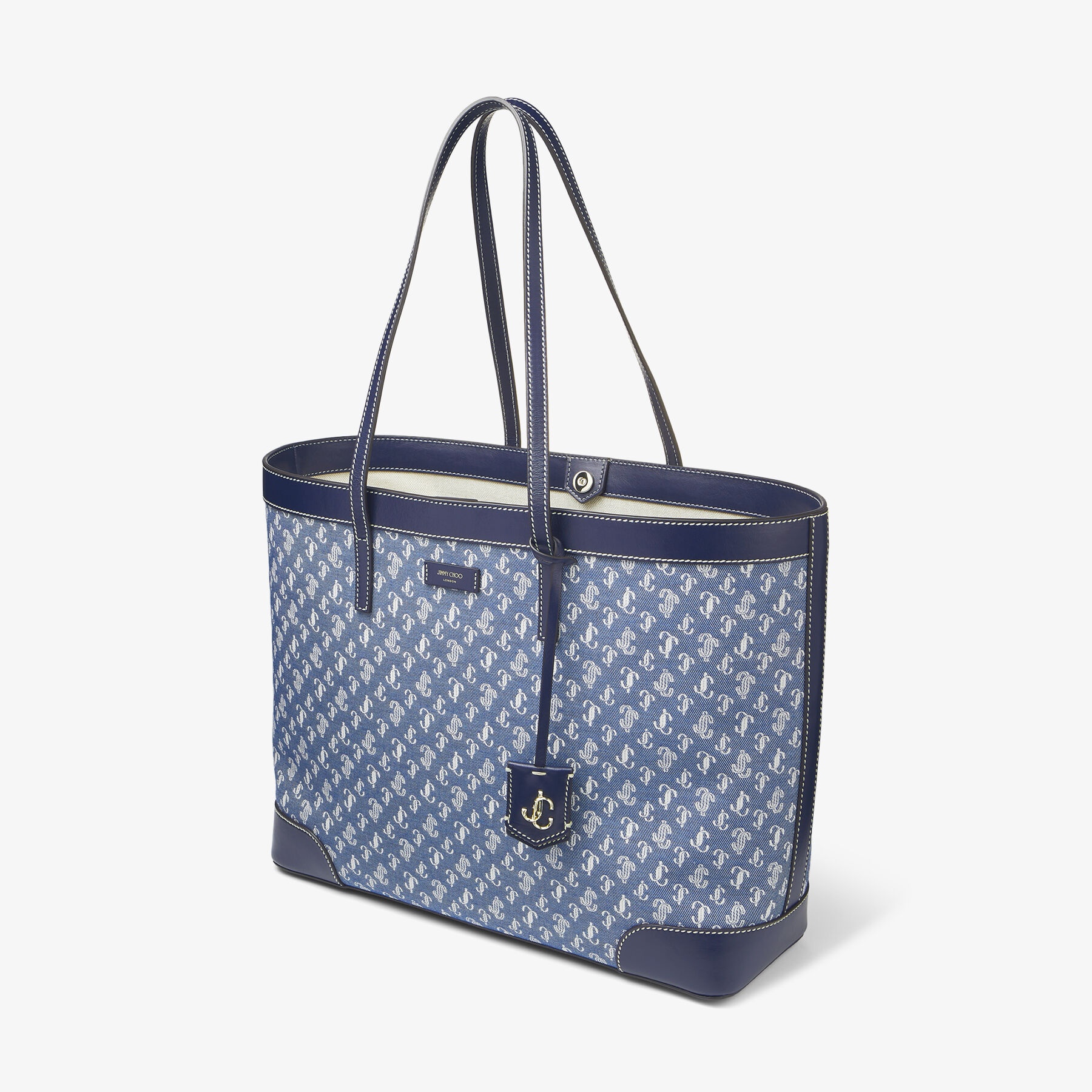 Nine2five E/W
Denim JC Monogram Tote Bag - 5