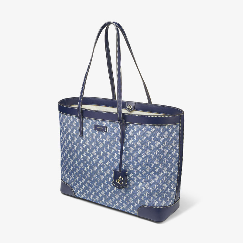 Nine2five E/W
Denim JC Monogram Tote Bag 5