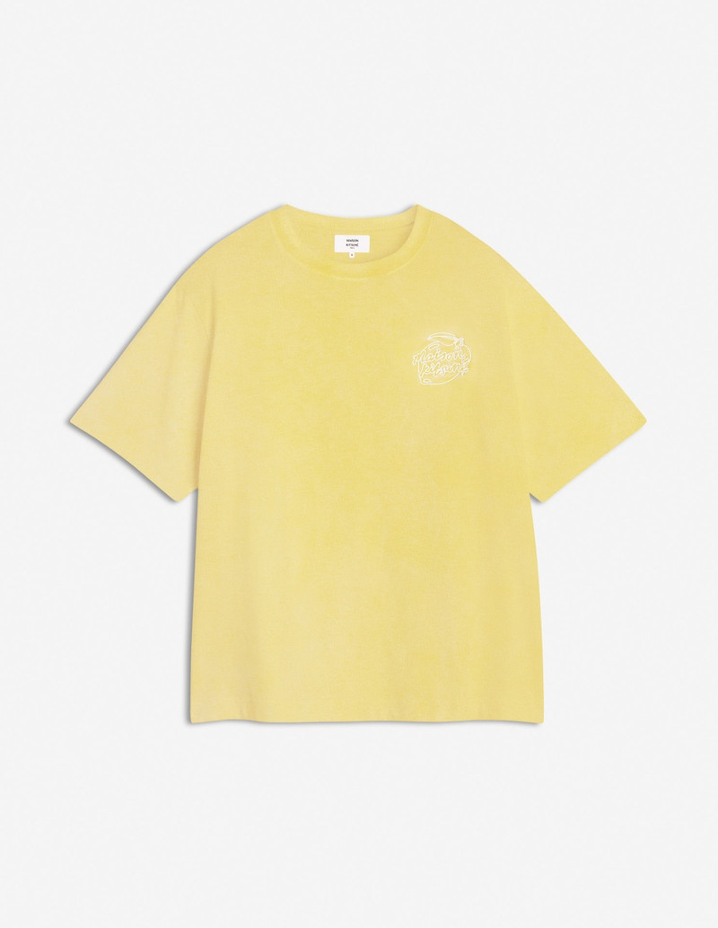 MAISON KITSUNE LEMONADE CHEST EMBROIDERY OVERSIZE TEE-SHIRT - 1