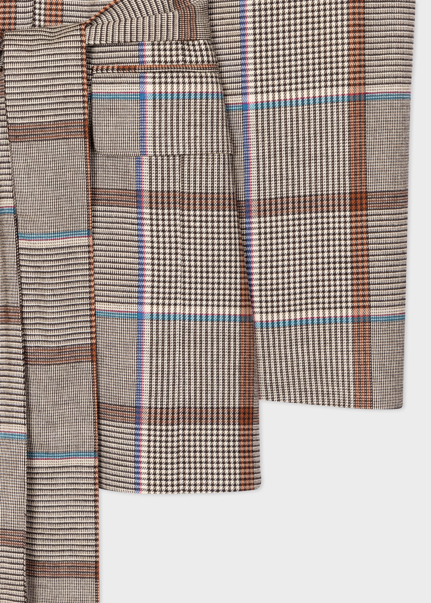 Wool 'Prince of Wales Check' Wide Leg Suit - 4