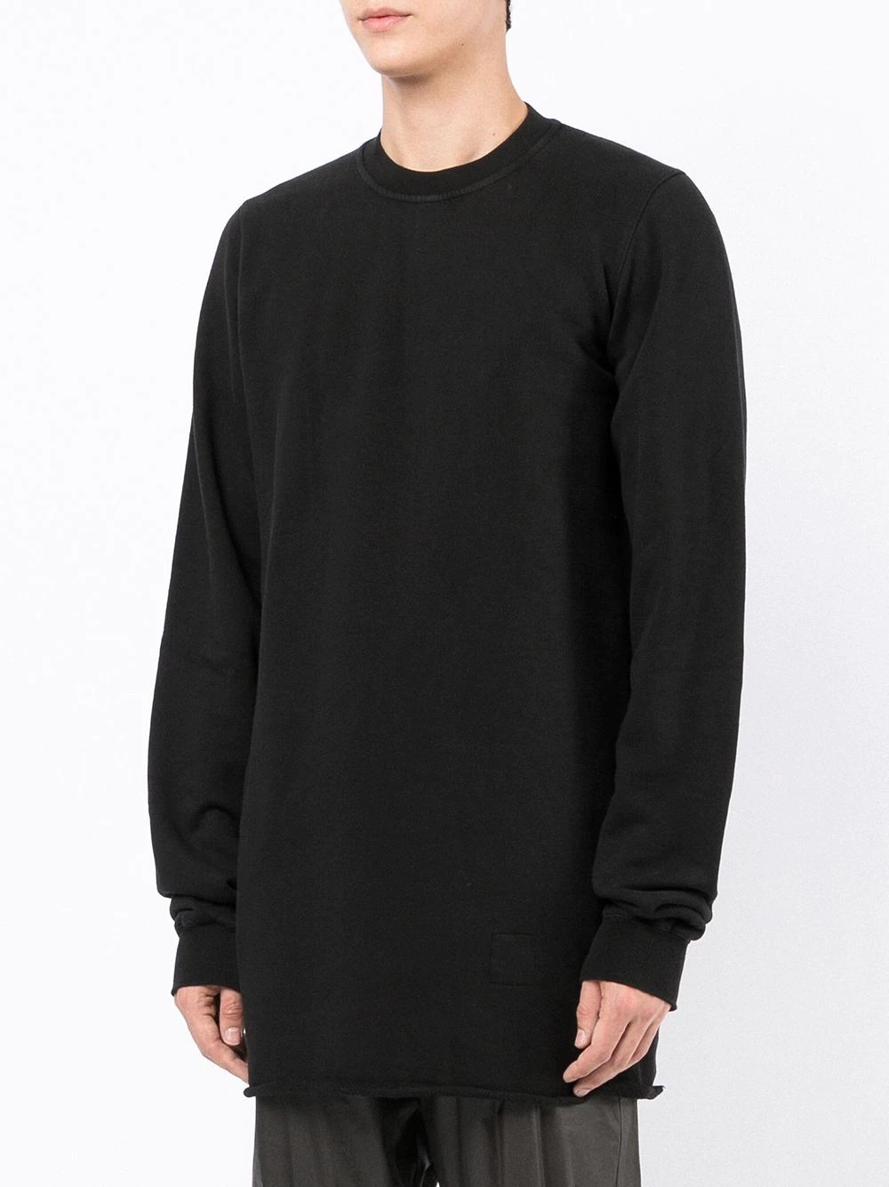 cut-out cotton sweatshirt - 3