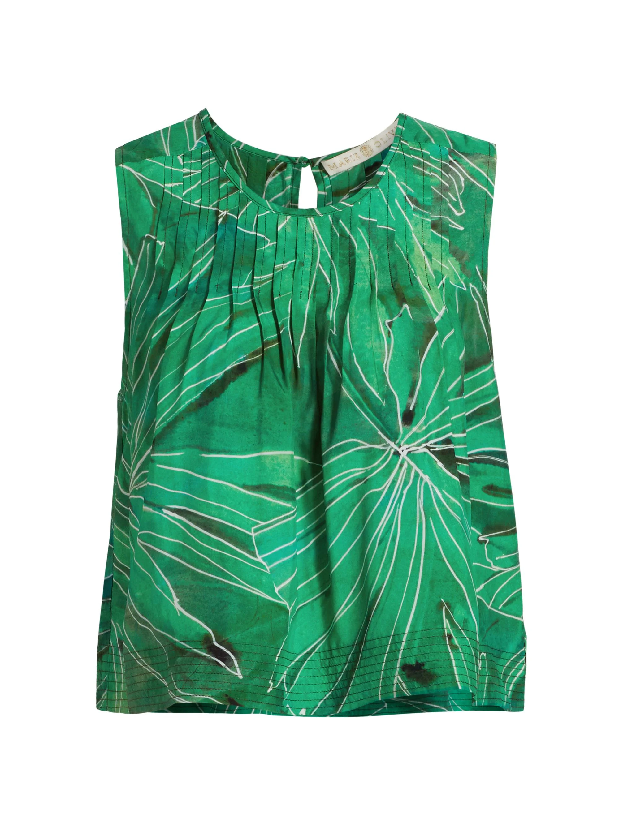 Women's Letta Botanical Print Sleeveless Top - Amazon - 1