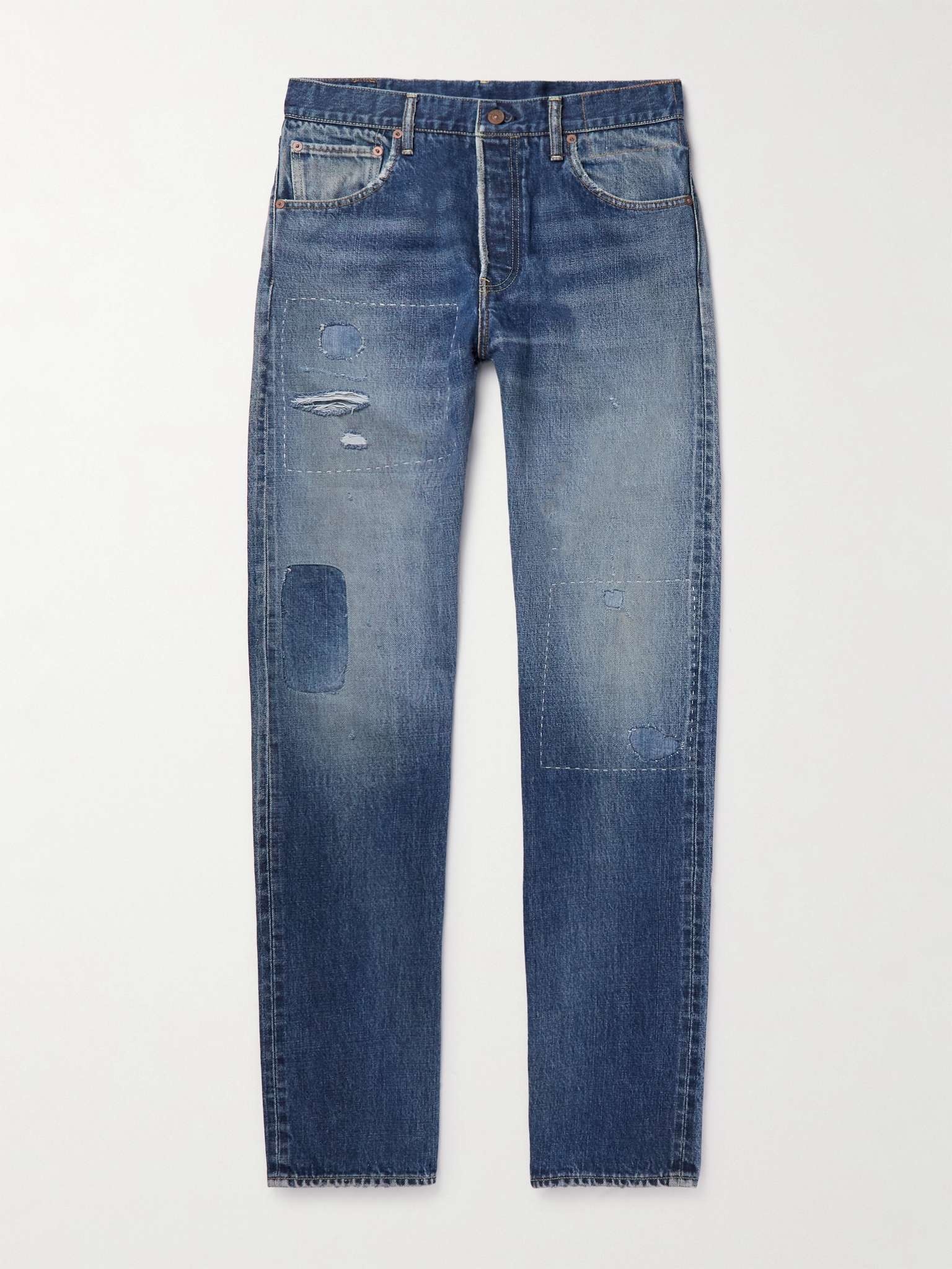 Social Sculpture 16 Straight-Leg Distressed Jeans - 1