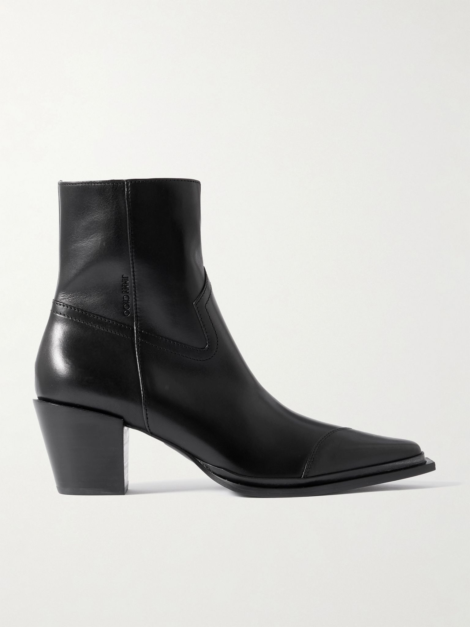Cece 60 leather ankle boots Black - 1