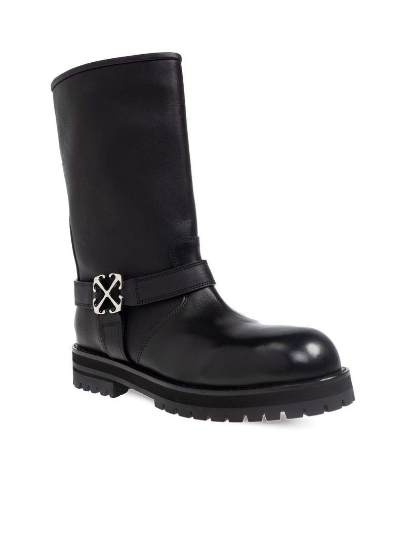 Off-White 40mm buckle strap boots outlook