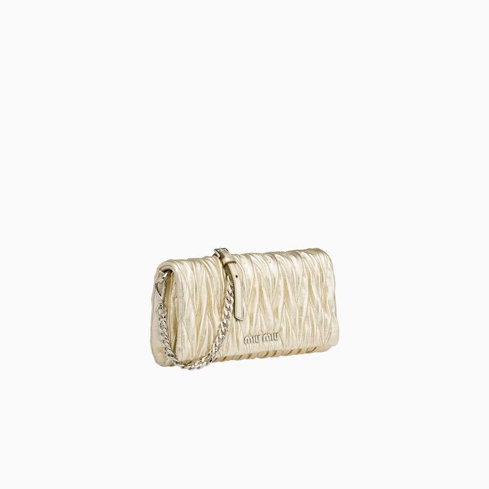Matelassé nappa leather shoulder bag - 2