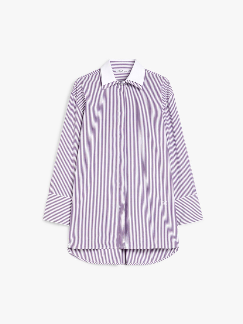 TUBINGA Striped poplin oversized shirt - 1