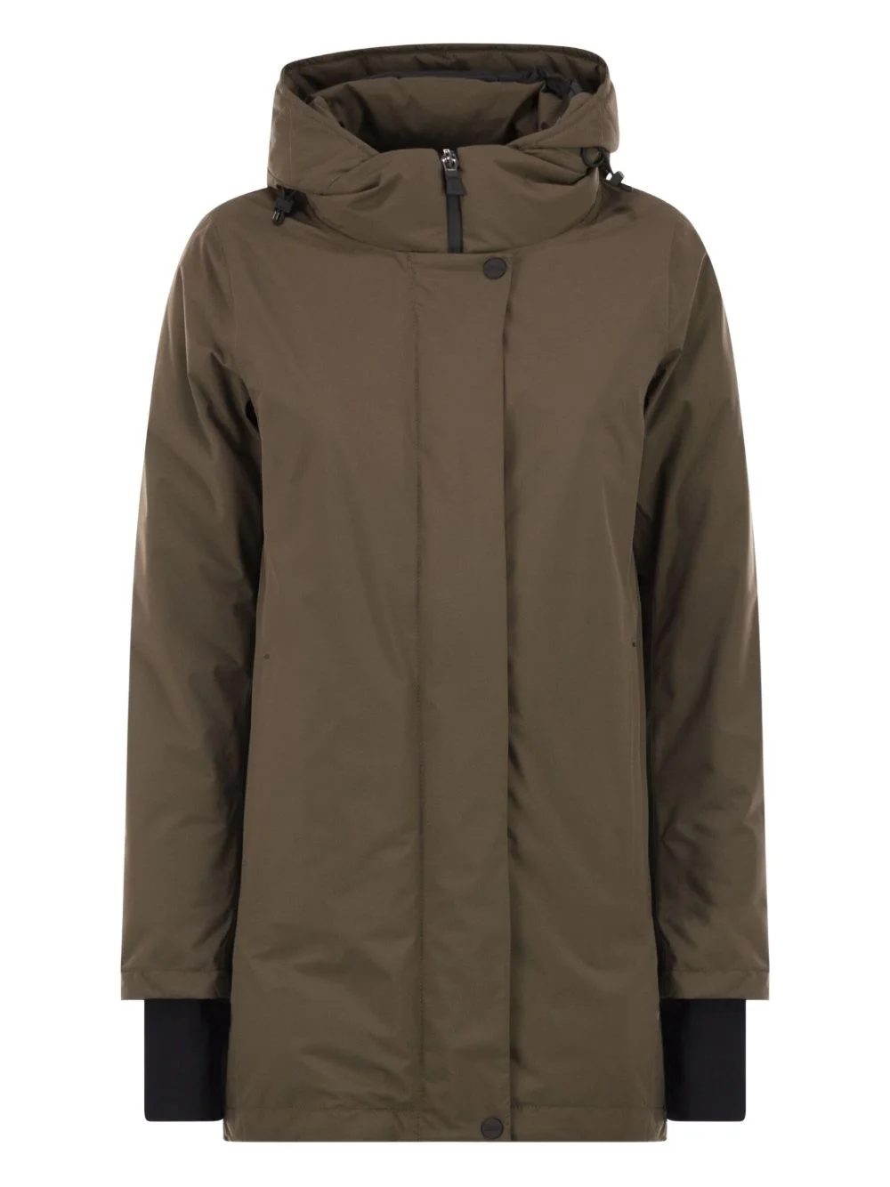 hooded-neck padded jacket - 1