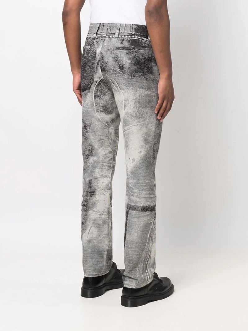 tromp l'oeil straight-leg jeans 4