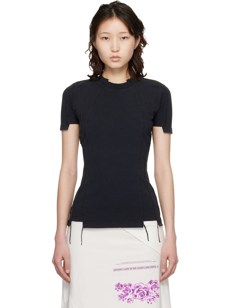 Black Cut-Up Baby T-shirt 1