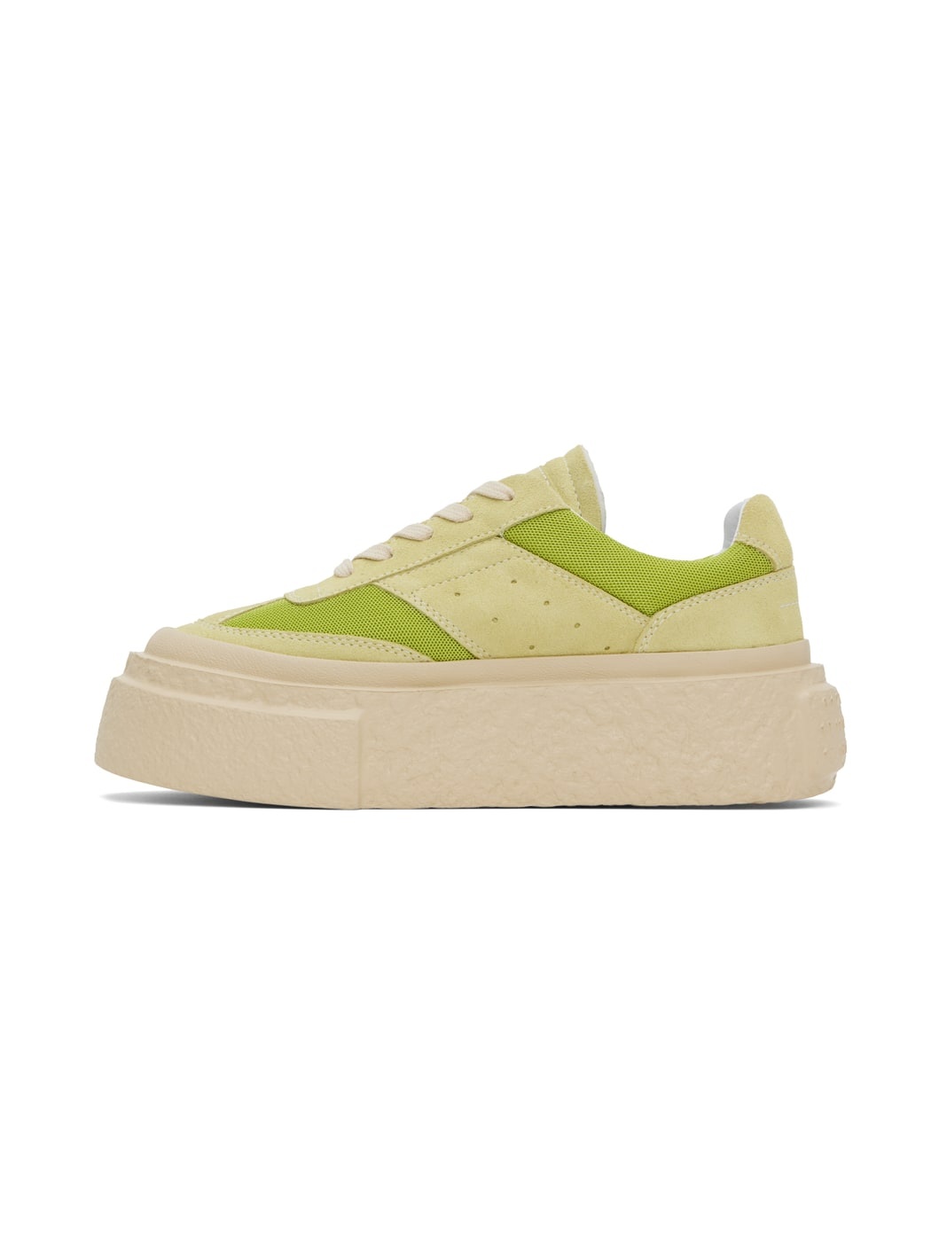 Green Crosta London & Mesh Sneakers - 3