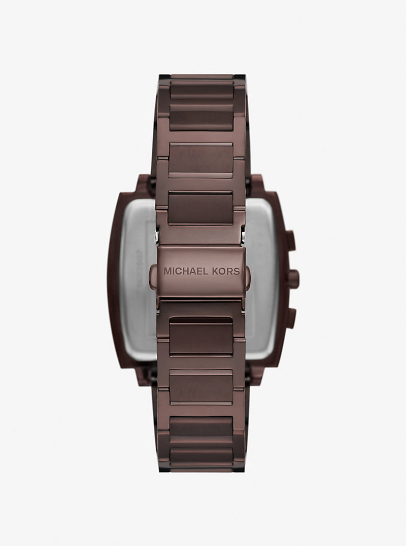 Oversized Rhys Brown-Tone Watch 3