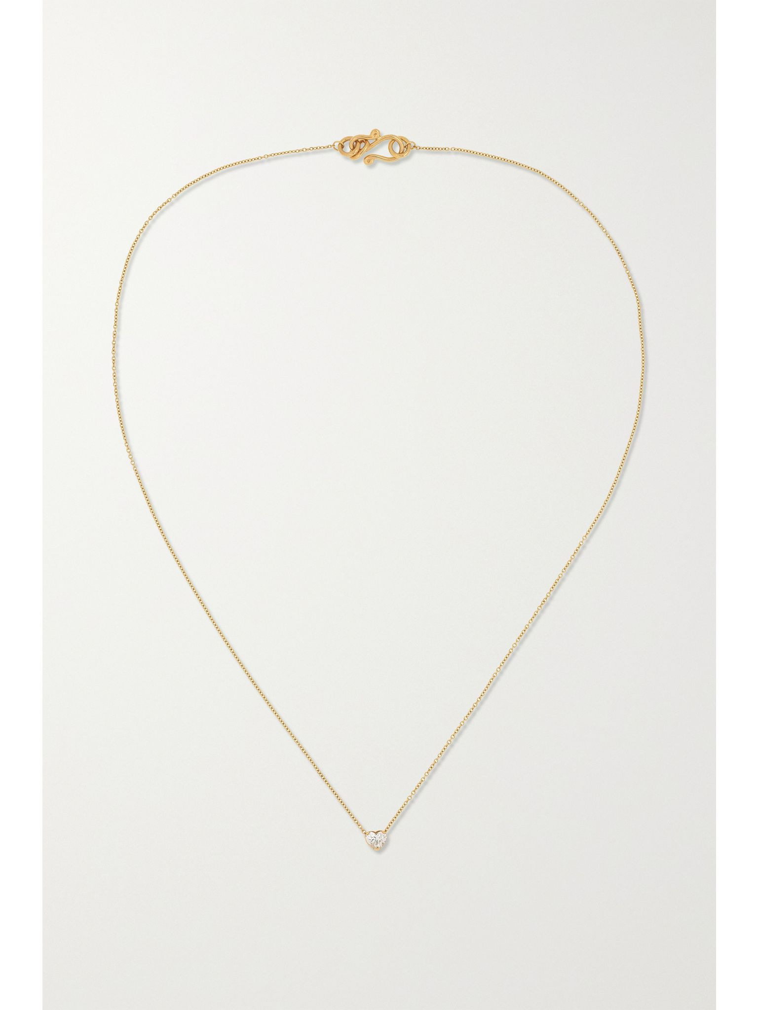 Orangerie de Coeur 18-karat gold diamond necklace Gold - 4