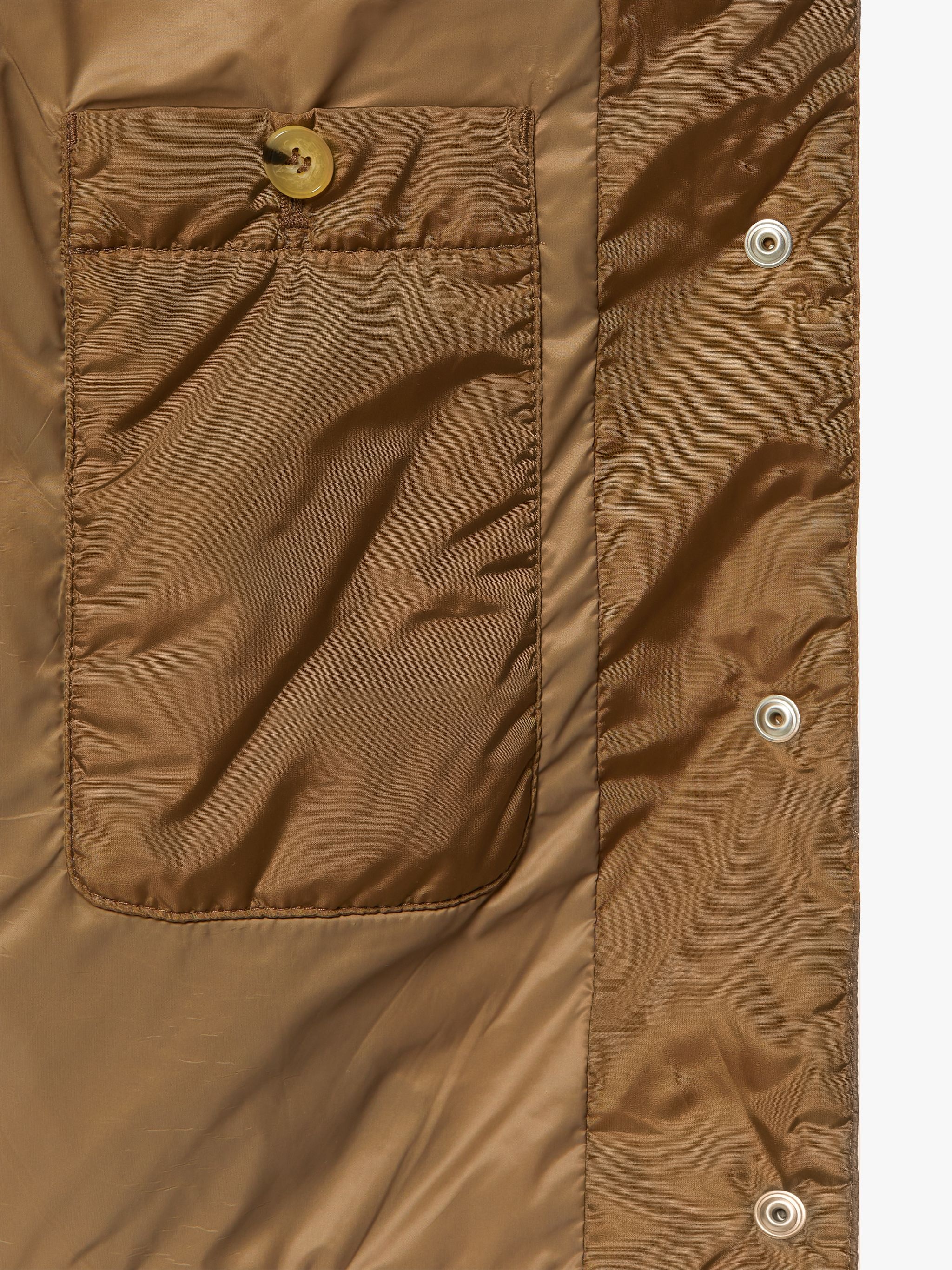 ISABEL MOCHA NYLON LINER VEST | LQV-007 - 6