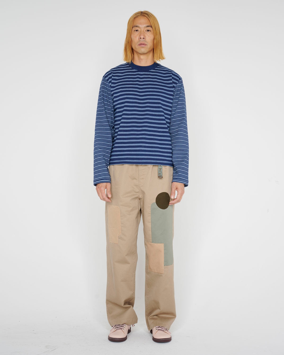 Twill Patchwork Climber Pant - Tan - 7