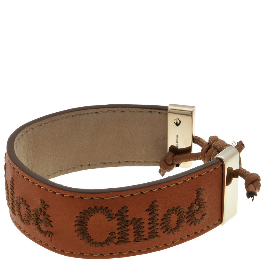 Chloe Woody Logo Embroidered Bracelet - 2
