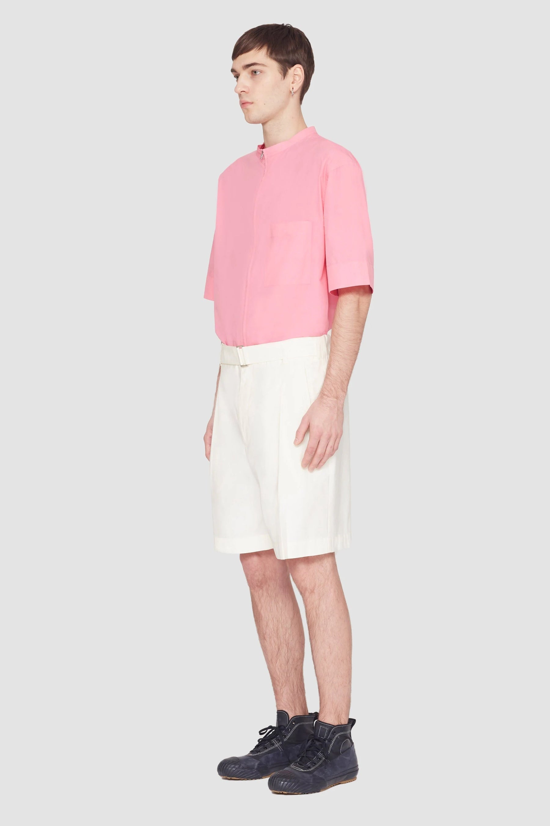 Pleated Belted Short - 3