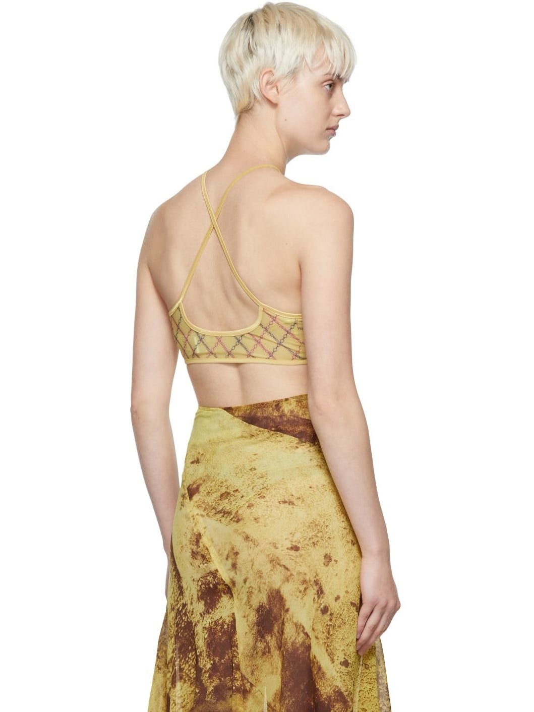 SSENSE Exclusive Yellow Bra - 3
