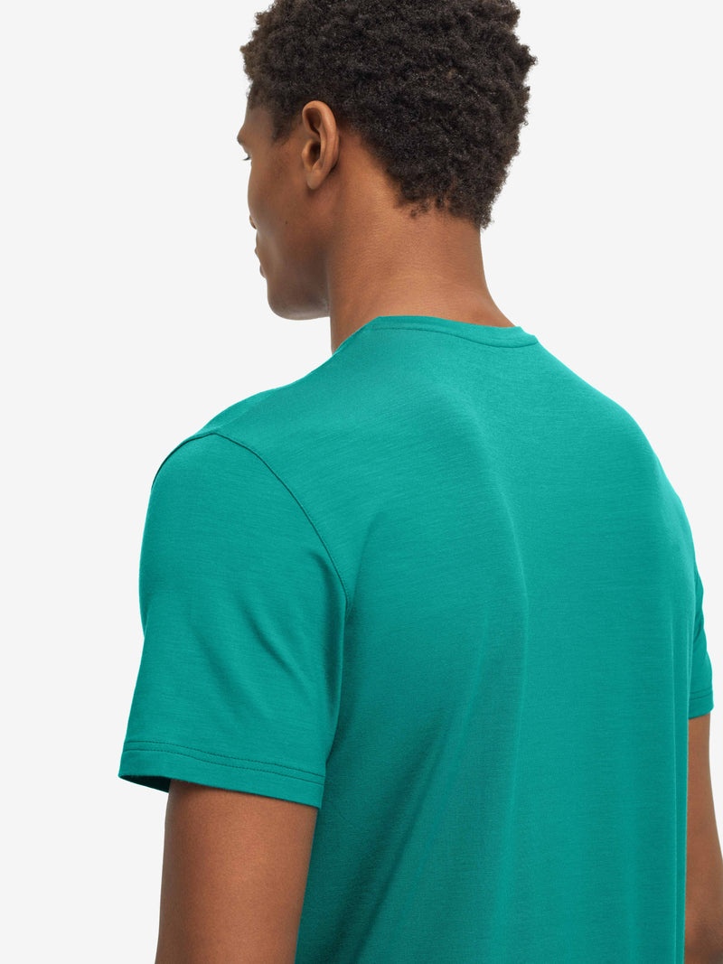 Men's T-Shirt Basel Micro Modal Stretch Jungle Green - 6